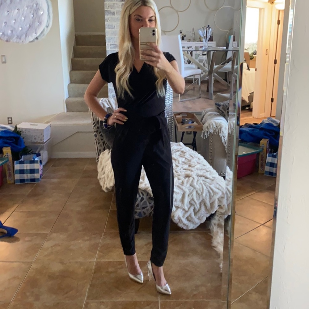 Black one piece outfit